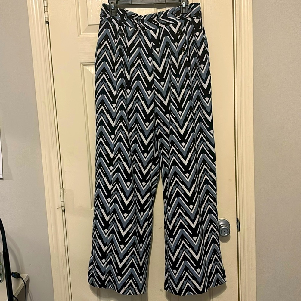 Robert Louis Wide Leg Dress Pants Business Casual